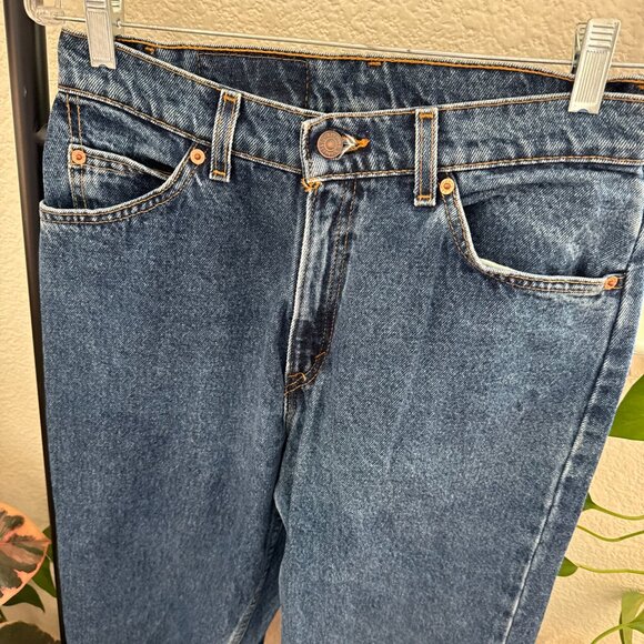 Vintage Orange Tab 960 Loose Fit Straight Leg Levi Jeans Size 8 Reg (28) - Picture 4 of 5